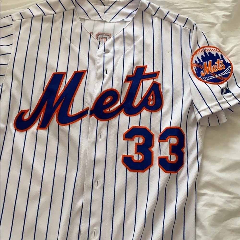Authentic New York Mets Matt Harvey Jersey sz 40 M
